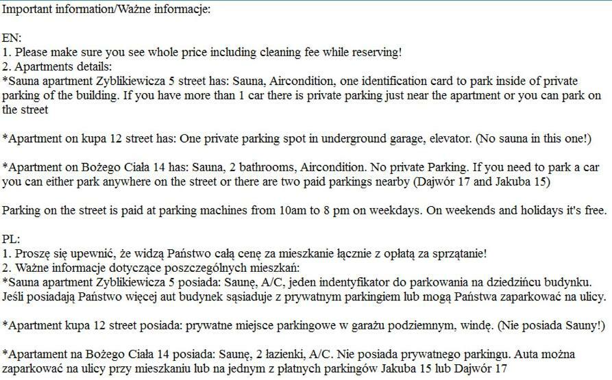 Wild Solutions Sauna Apartments Краків Екстер'єр фото